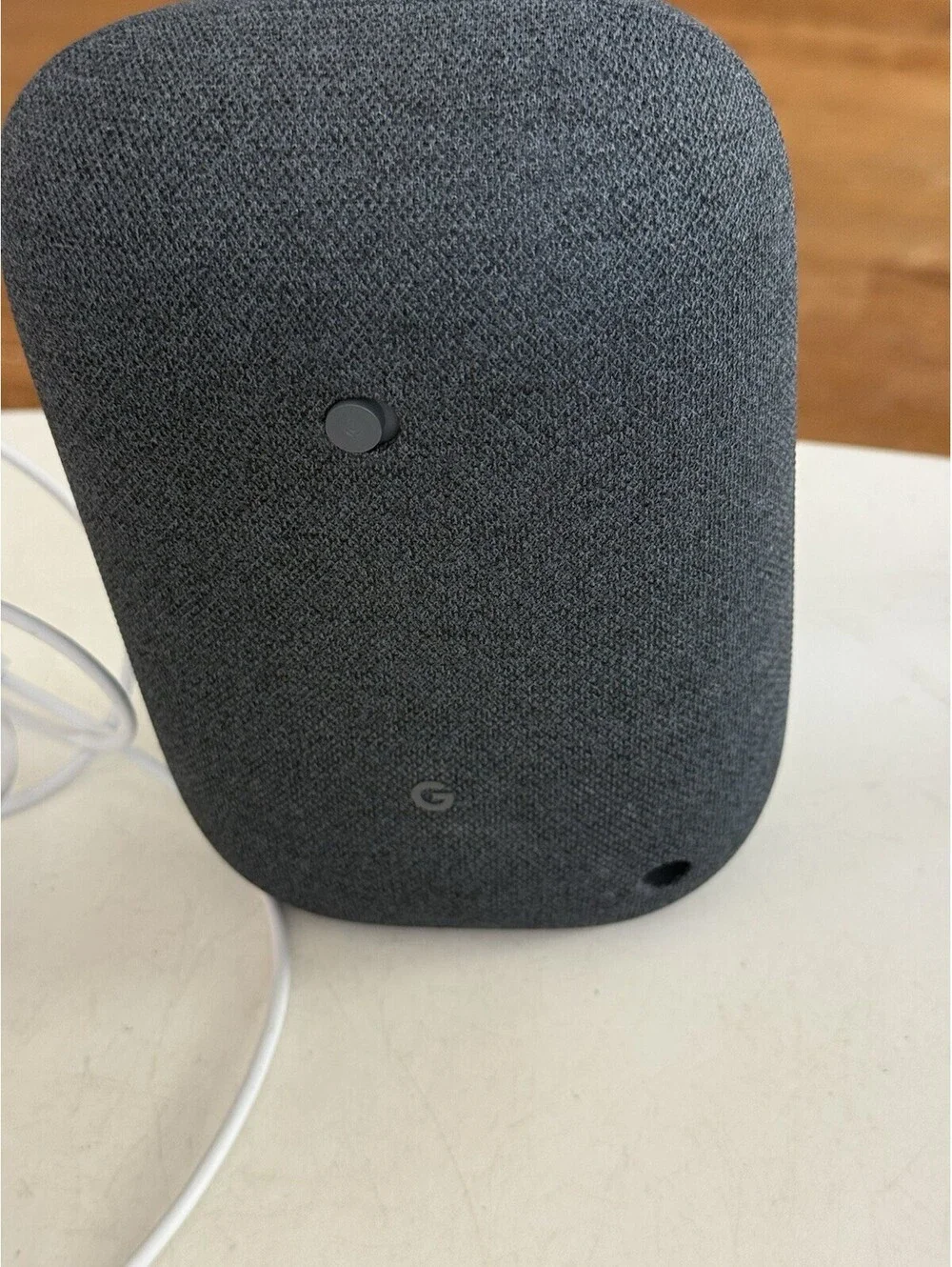 Google GXCA6 Nest Audio Smart Speaker Used Working Dark Grey